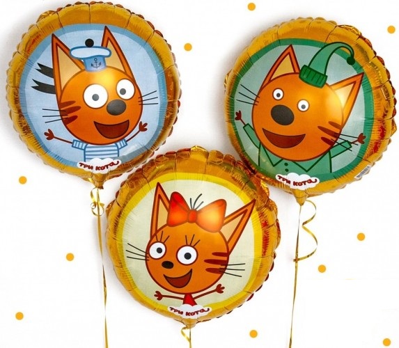Воздушные шары Три кота