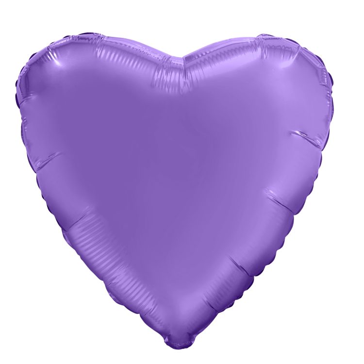 Шар Сердце, Пурпурный, Мистик / Purple (в упаковке)