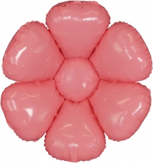 Шар Мини-фигура Цветок, Ромашка, Розовый (в упаковке)