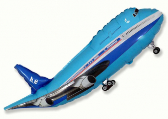 Шар Мини-фигура Самолёт (синий) / Plane (в упаковке)