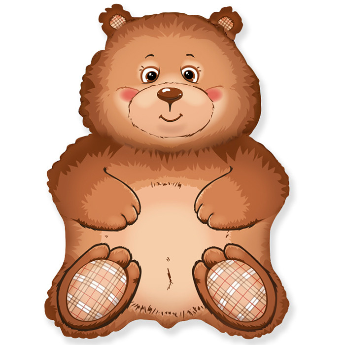 Шар Фигура, Медвежонок / Big Bear (в упаковке)
