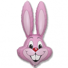Шар Мини-фигура Заяц, Розовый / Rabbit (в упаковке)