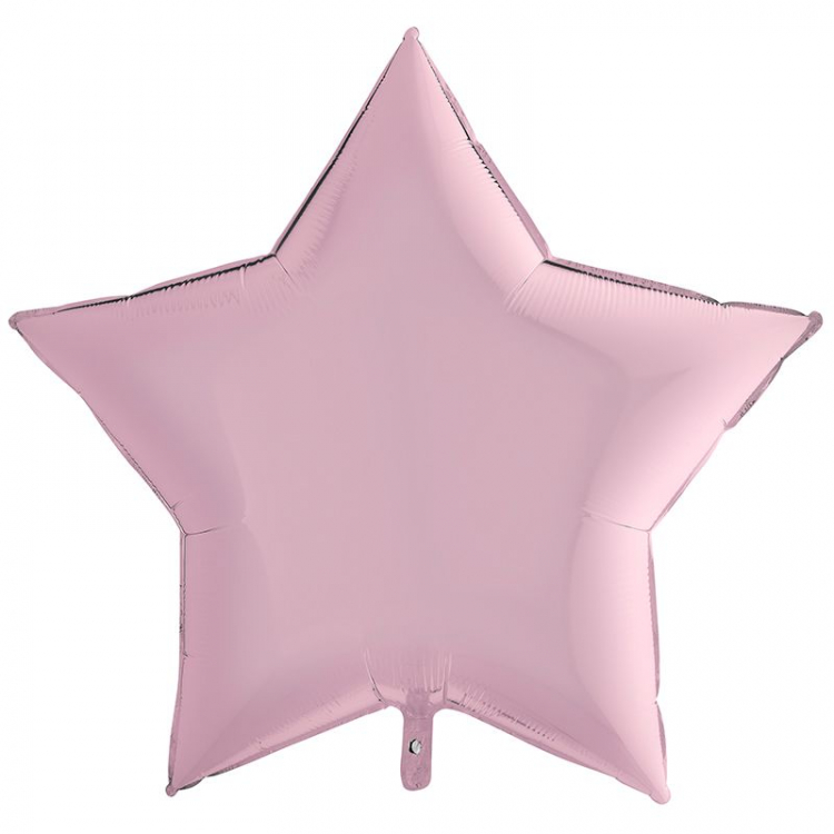 Шар Звезда, Розовый, Пастель / P. Pink (в упаковке)