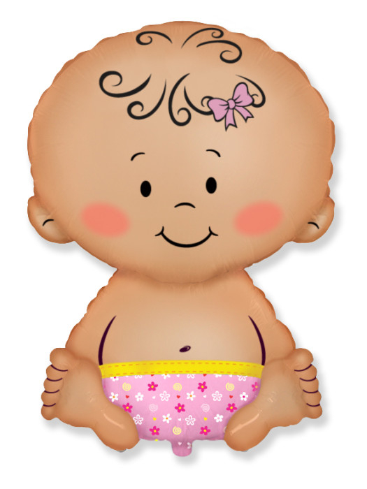 Шар Мини-фигура, Малышка / Baby Pink (в упаковке)