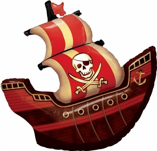 Шар Фигура, Пиратский корабль (в упаковке)