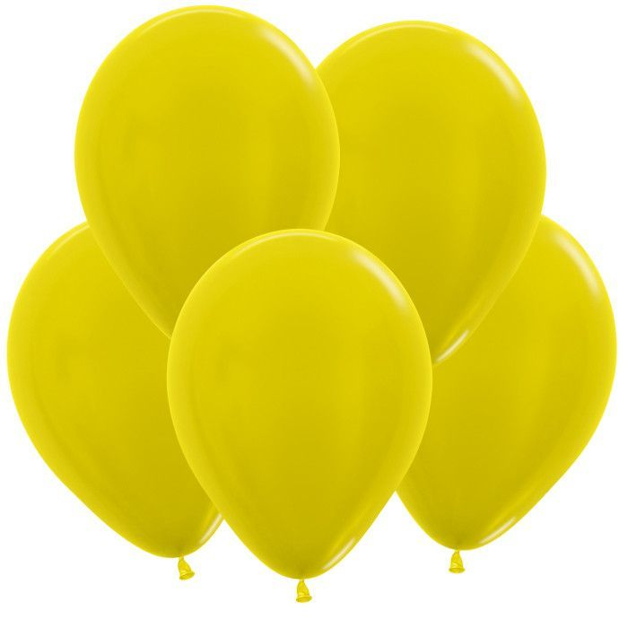 Шар Металл Жёлтый / Yellow 520