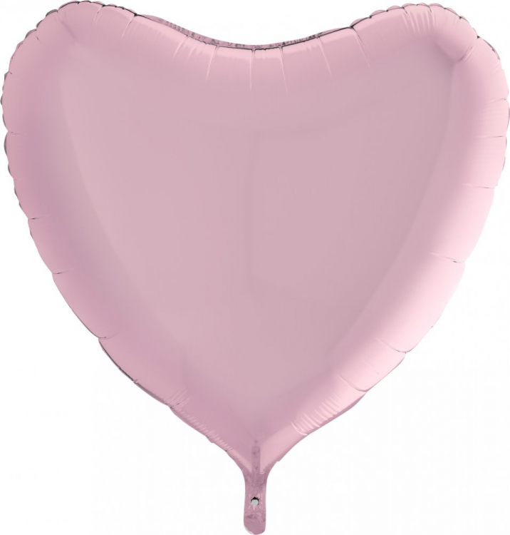 Шар Сердце, Розовый, Металлик / Pink (в упаковке)