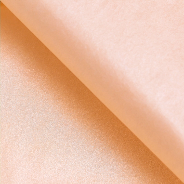 Бумага упаковочная тишью Персиковый / листы