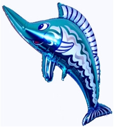 Шар Мини-фгура Рыба-меч (синий) / Swordfish