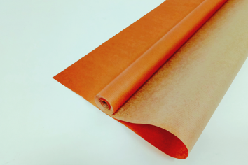 Крафт-бумага вержированная Оранжевая 40гр. / рулон