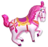 Шар Мини-фигура Цирковая лошадь, Фуксия / Horse Circus (в упаковке)